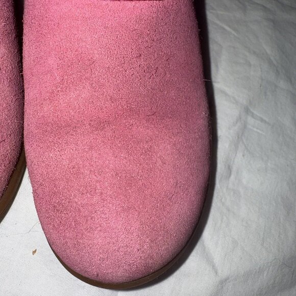 UGG Keelan Boots Toddler Girls Size 12 Pink Azalea Suede Shearling Faux Fur - Picture 4 of 10